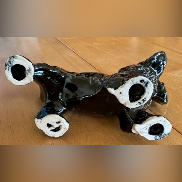 Vintage Glazed Ceramic Dog Figurine - Picture 6 of 9